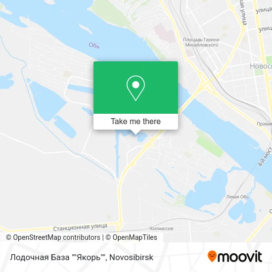 Лодочная База ""Якорь"" map