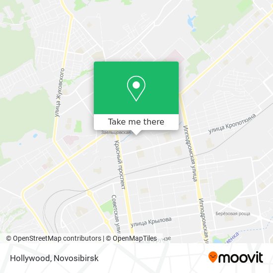 Hollywood map