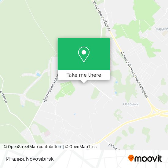 Италия map