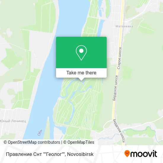 Правление Снт ""Геолог"" map