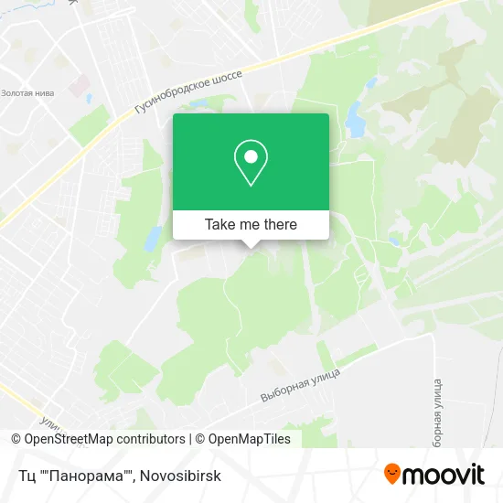 Тц ""Панорама"" map