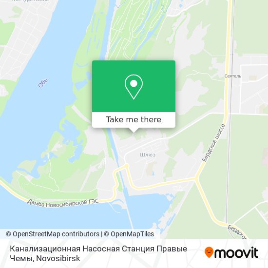 Канализационная Насосная Станция Правые Чемы map