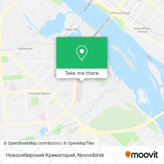 Новосибирский Крематорий map