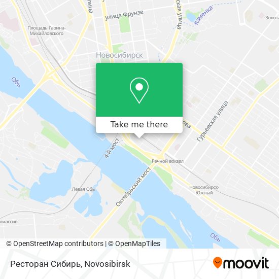 Ресторан Сибирь map