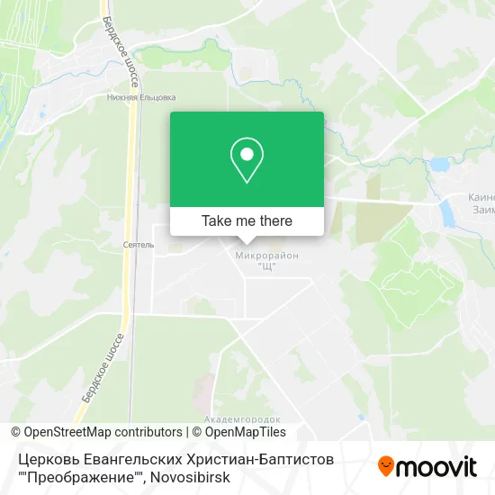 Церковь Евангельских Христиан-Баптистов ""Преображение"" map