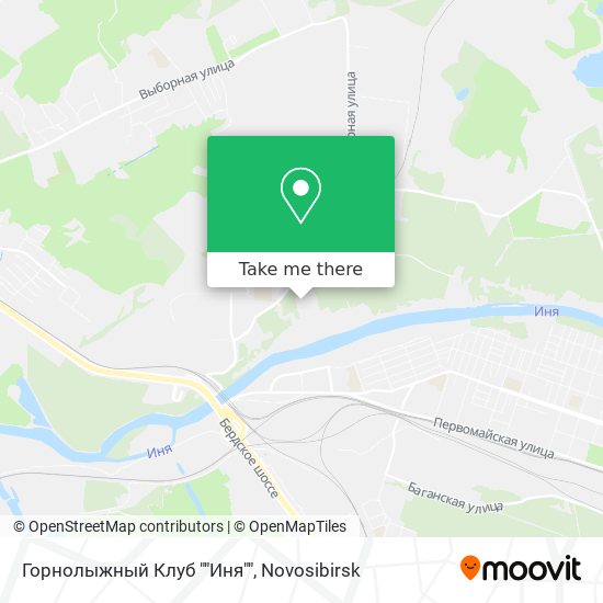 Горнолыжный Клуб ""Иня"" map