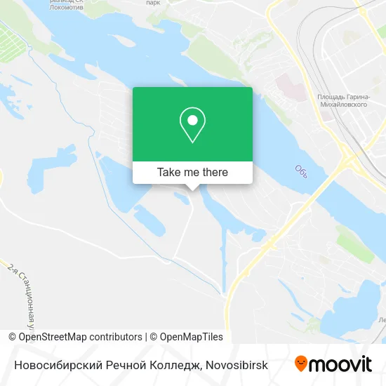 Новосибирский Речной Колледж map