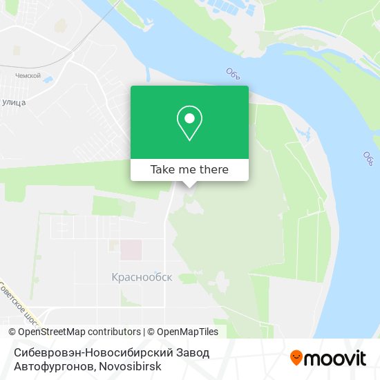 Сибевровэн-Новосибирский Завод Автофургонов map