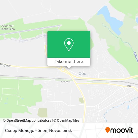 Сквер Молодожёнов map