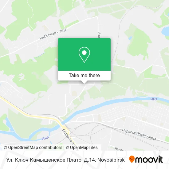 Ул. Ключ-Камышенское Плато, Д.14 map