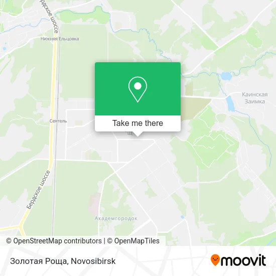 Золотая Роща map