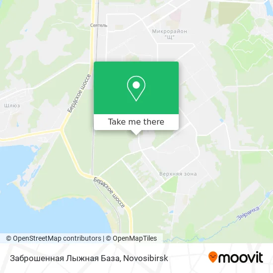 Заброшенная Лыжная База map