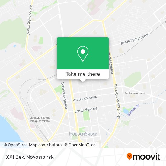 XXI Век map