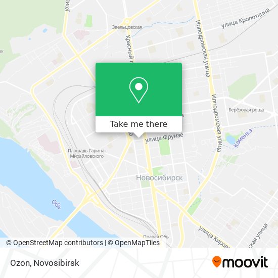 Ozon map