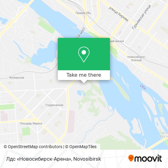 Лдс «Новосибирск-Арена» map