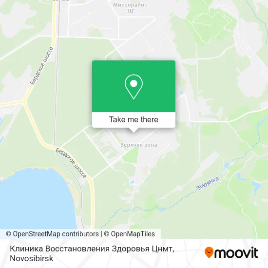 Клиника Восстановления Здоровья Цнмт map