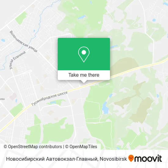 Новосибирский Автовокзал-Главный map