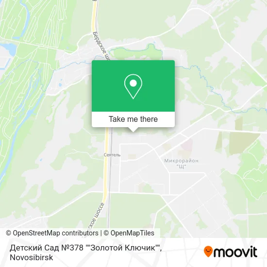 Детский Сад №378 ""Золотой Ключик"" map