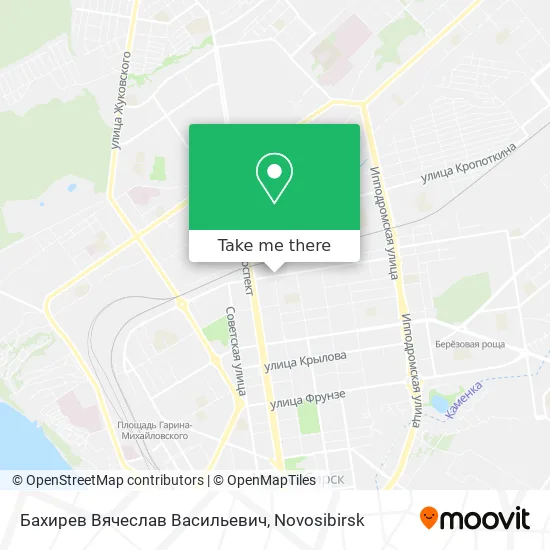 Бахирев Вячеслав Васильевич map