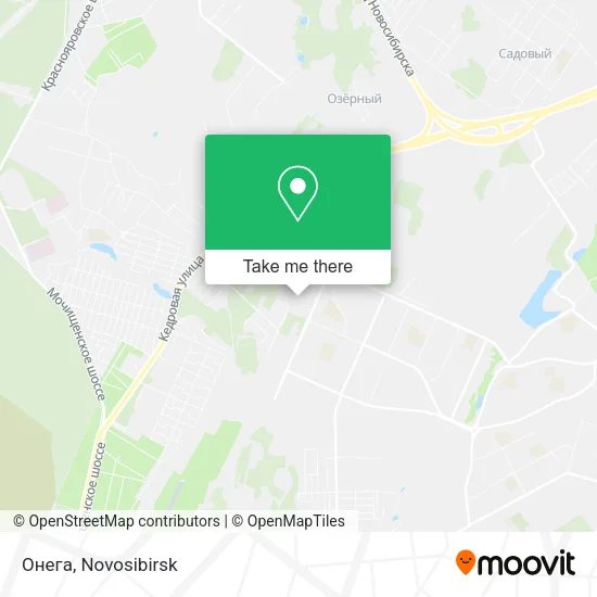 Онега map