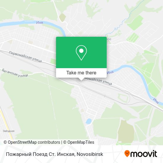 Пожарный Поезд Ст. Инская map