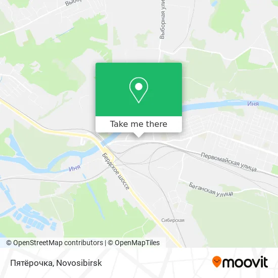 Пятёрочка map