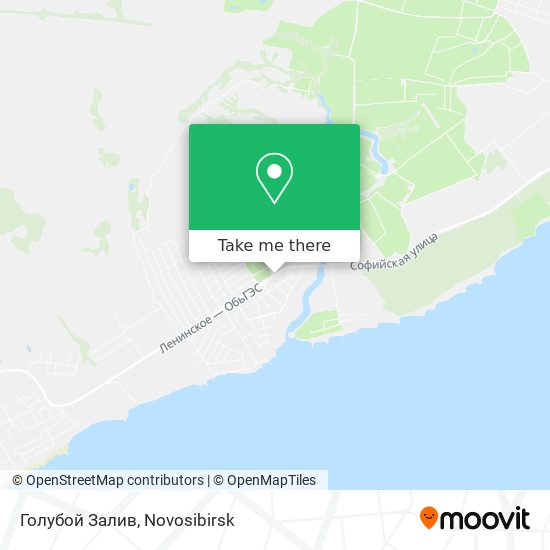 Голубой Залив map