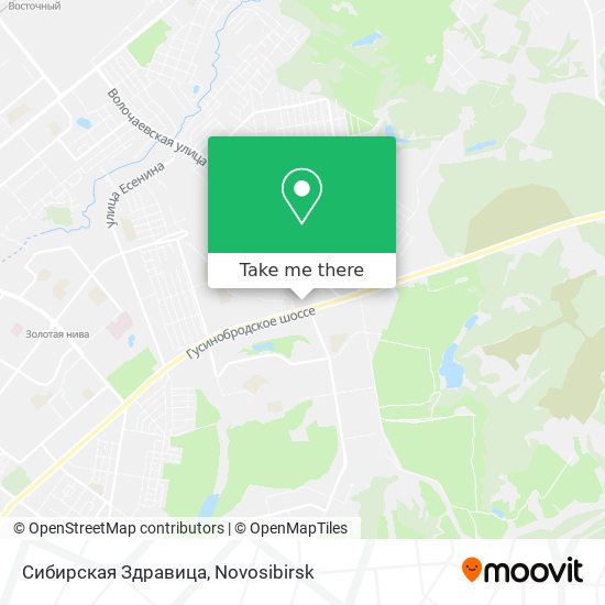 Сибирская Здравица map