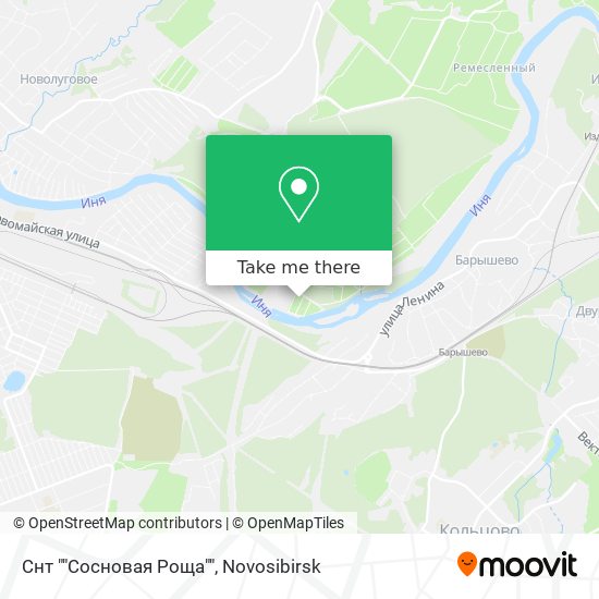 Снт ""Сосновая Роща"" map