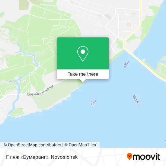 Пляж «Бумеранг» map