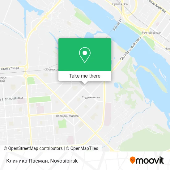 Клиника Пасман map