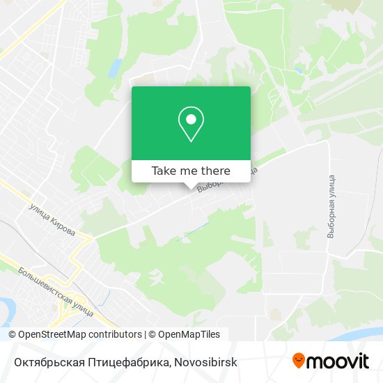 Октябрьская Птицефабрика map