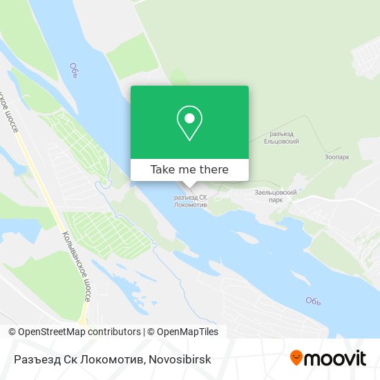 Разъезд Ск Локомотив map