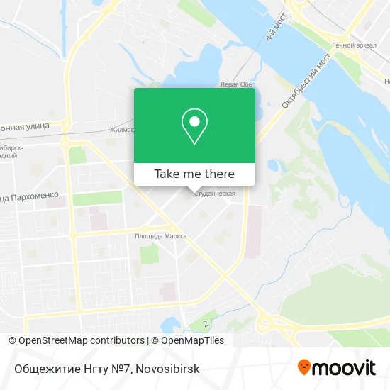 Общежитие Нгту №7 map