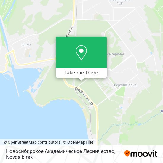 Новосибирское Академическое Лесничество map