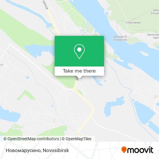 Новомарусино map