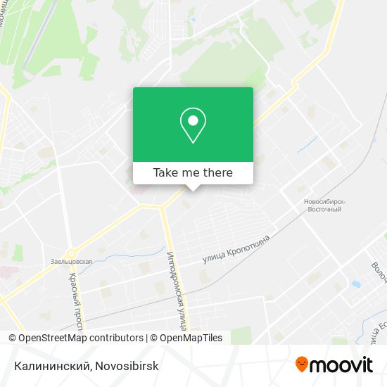Калининский map