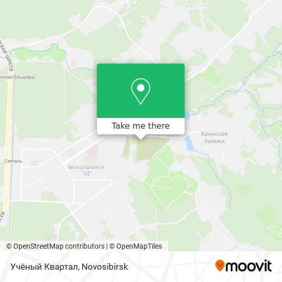 Учёный Квартал map