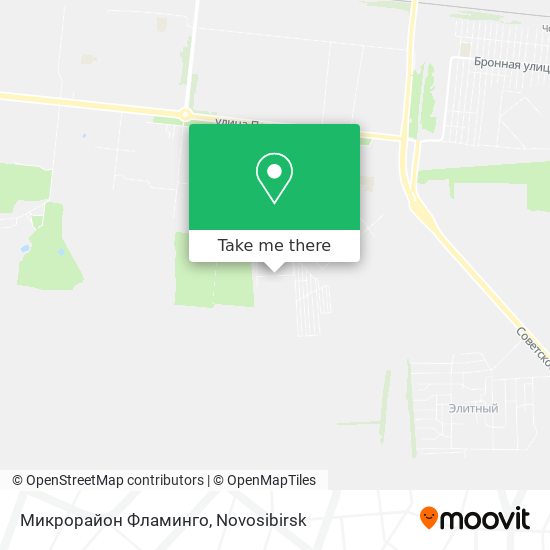 Микрорайон Фламинго map