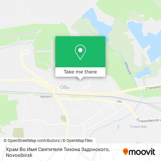 Храм Во Имя Святителя Тихона Задонского map