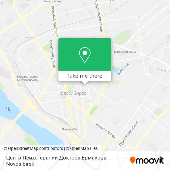 Центр Психотерапии Доктора Ермакова map