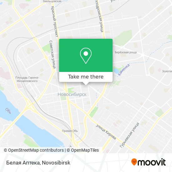 Белая Аптека map