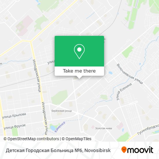 Детская Городская Больница №6 map