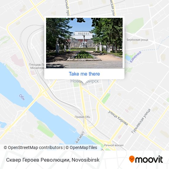 Сквер Героев Революции map