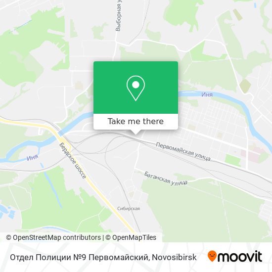 Отдел Полиции №9 Первомайский map