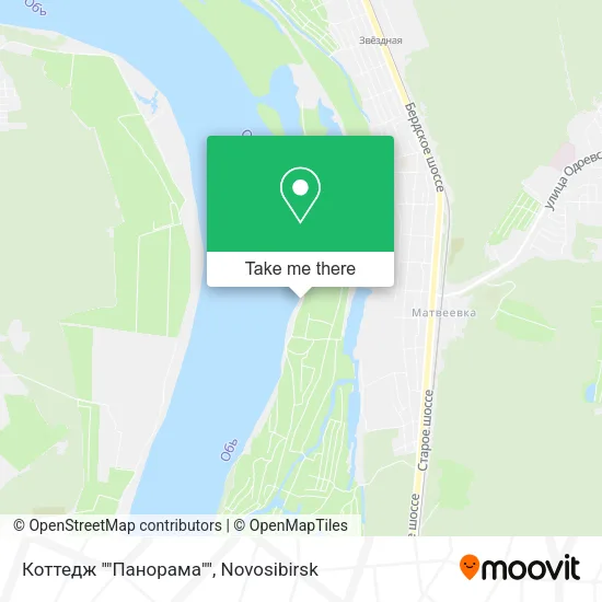 Коттедж ""Панорама"" map