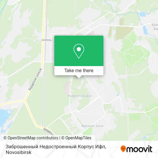 Заброшенный Недостроенный Корпус Ифп map