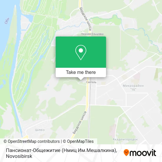 Пансионат-Общежитие (Нмиц Им.Мешалкина) map