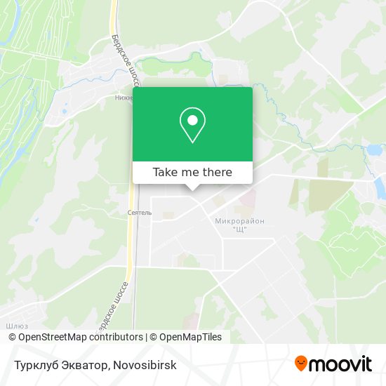 Турклуб Экватор map