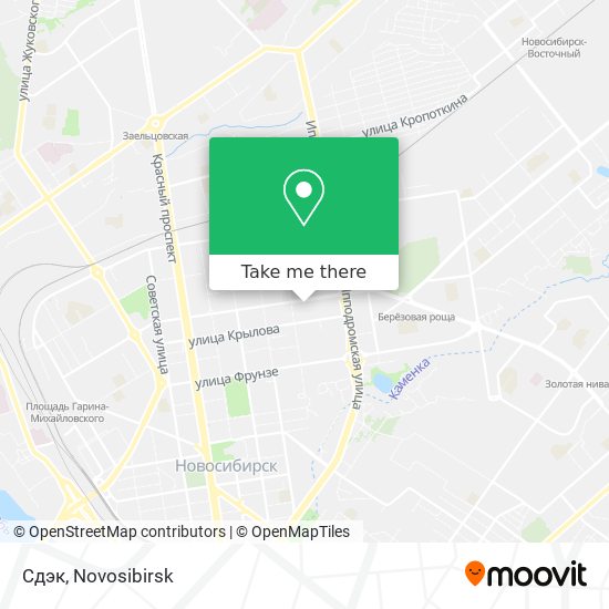 Сдэк map